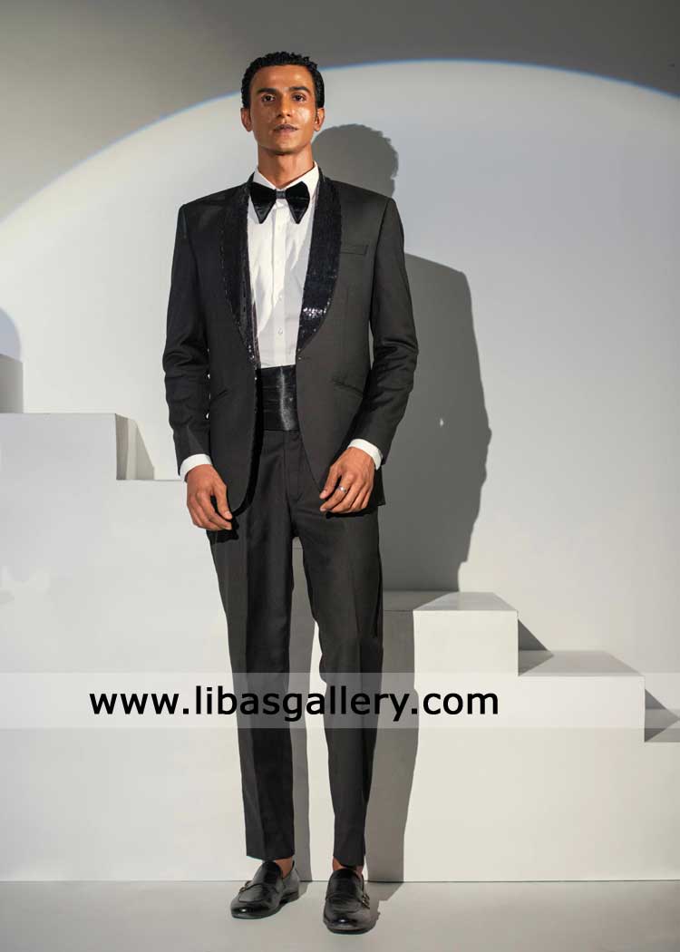 Black Tuxedo suit for men in best quality and Style